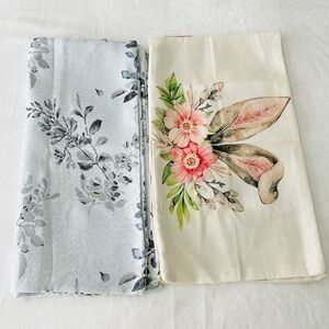 4 Decorative Pillowcases Cushion Covers - Easter Bunny Pillow Covers.